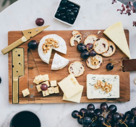 Plateau  fromage et couteau