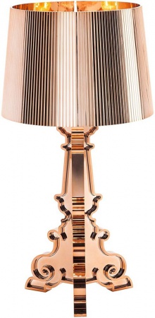 lampe-bourgie-laviani-kartell-cuivrée