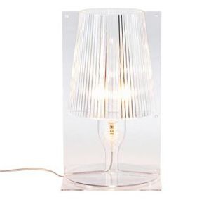 take-lampe-a-poser-h30cm-kartell-transparent