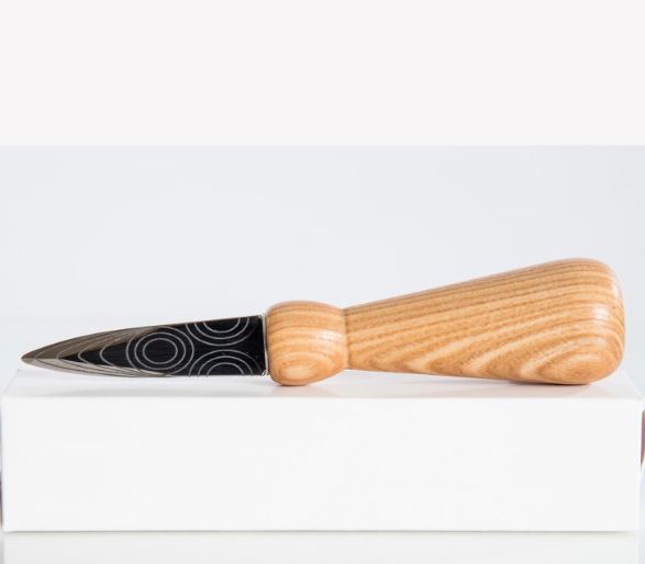 ⇒ Couteau à huître breton en bois naturel Fréhel - Fabrication Française