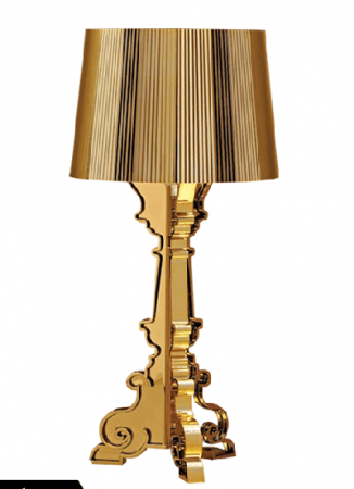 lampe_bourgie_kartell_doré