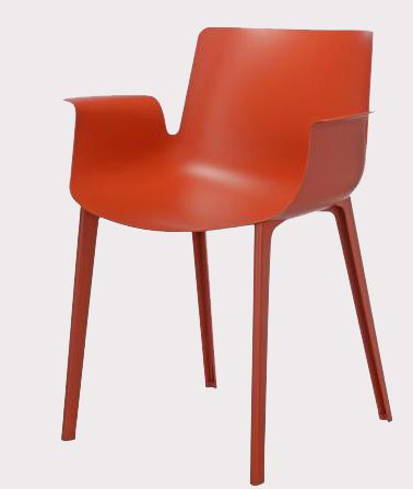 chaise-piuma-kartell-rouge