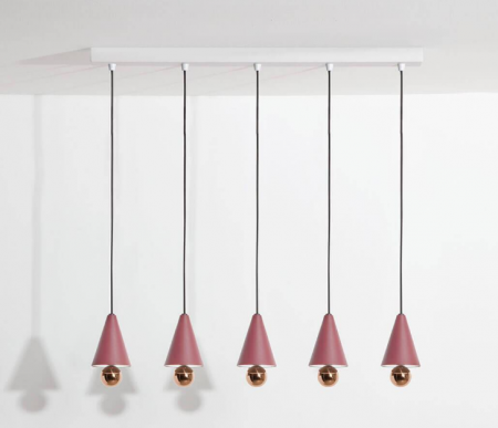 5 pendants suspension Cherry - Petite Friture 