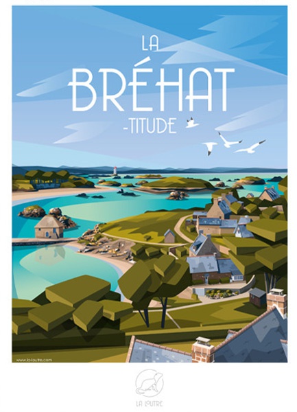 Affiche Br�hat - 59cm/42cm - La Loutre