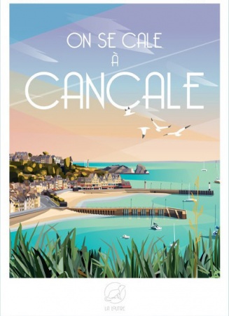 Affiche Cancale - 59cm/42cm - La loutre