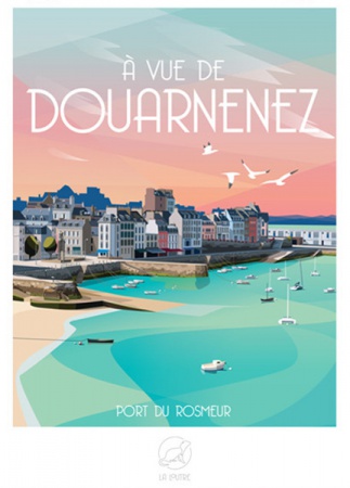 Affiche Douarnenez - 59cm/42cm - La Loutre