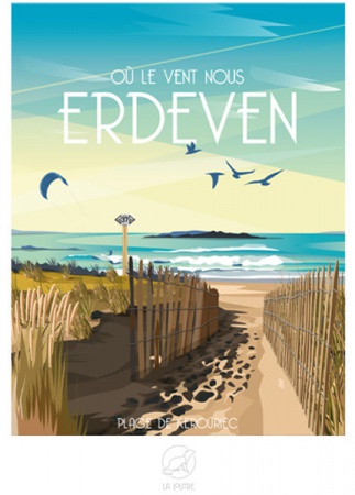 Affiche Erdeven - 59cm/42cm - La Loutre