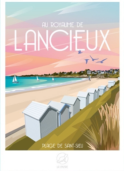 Affiche Lancieux - 59cm/42cm - La loutre