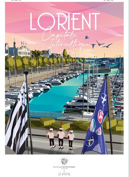 Affiche Lorient  Festival Interceltique - 59cm/42cm - La Loutre