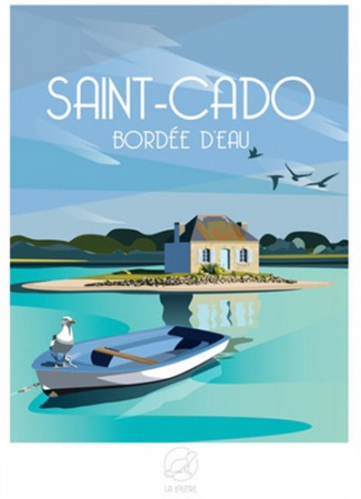 Affiche Saint-Cado-Etel - 59cm/42cm - La Loutre