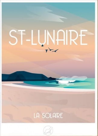 Affiche St Lunaire - 59cm/42cm - La Loutre