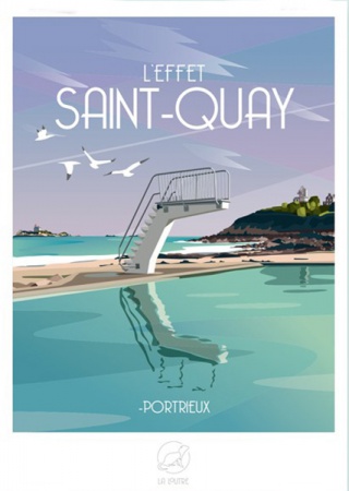 Affiche St Quay - 59cm/42cm - La Loutre
