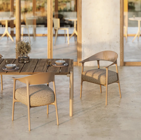 AFRICA UPHOLSTERED ARMCHAIR - Vondom