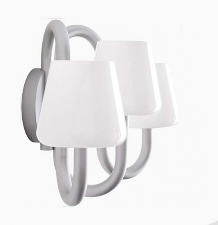 Applique Apollo SCONCE-WHITE OPAL GLASS Opal blanc - Hay