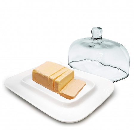 Beurrier FIH 412 porcelaine/verre - Nerthus