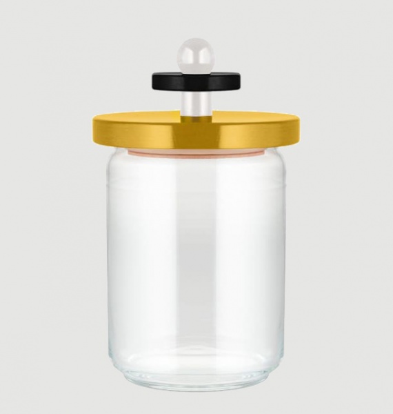 Bocal herm�tique Alessi 100 Values collection Jaune GM