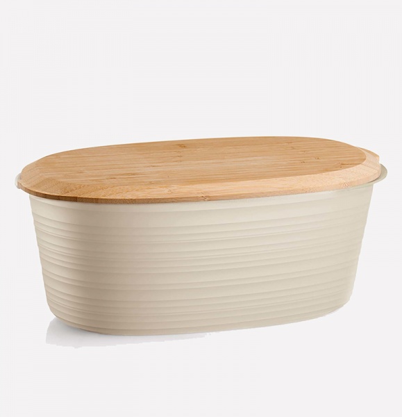Bo�te � pain avec planche � d�couper Tierra  Argile - 3L- Guzzini
