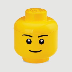 Boite de rangement tête Lego Ø16 cm - N2J