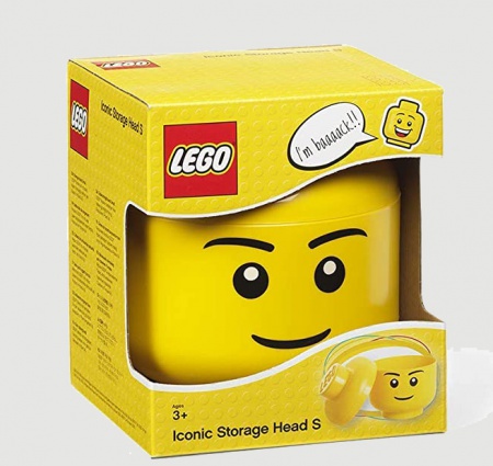 Boite de rangement tête Lego Ø16 cm - N2J