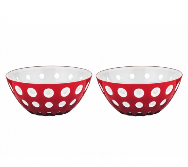Bol mini set de 2 \ Murirne\  rouge et noir - Guzzini