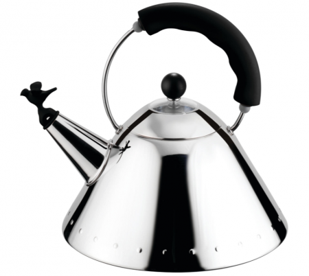 Bouchon oiseau noir - Bouilloire Michael Graves 9093 - Alessi