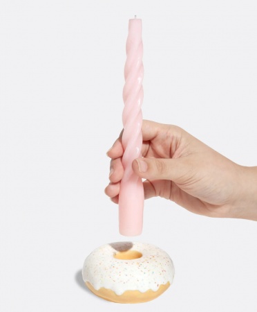 Bougeoir Donuts blanc - Doiy