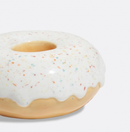 Bougeoir Donuts blanc - Doiy