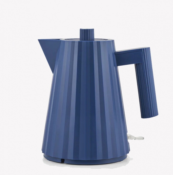 Bouilloire �l�ctrique - Pliss� bleu 1 Litre - Alessi
