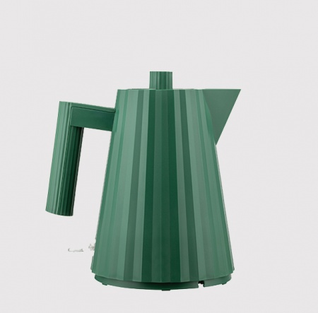 Bouilloire élèctrique - Plissé Verte 1 Litre - Alessi