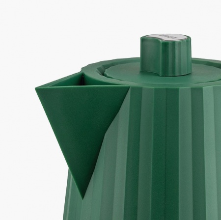 Bouilloire &eacute;l&egrave;ctrique - Pliss&eacute; Verte 1 Litre - Alessi