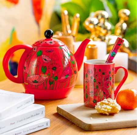 Bouilloire électrique Byzance - Coquelicots - Pylônes 