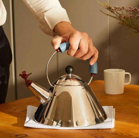 Bouilloire Oiseau 9093 bleue - Michael Graves - Alessi