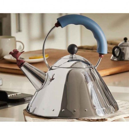 Bouilloire Oiseau 9093 bleue - Michael Graves - Alessi
