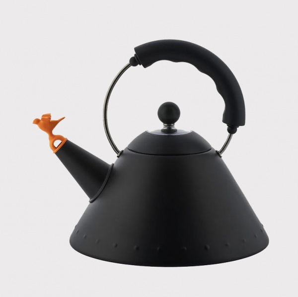 Bouilloire Oiseau 9093BB Noir mat - Michael Graves - Alessi
