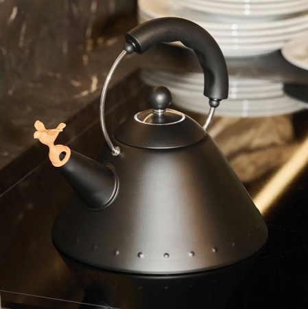 Bouilloire Oiseau 9093BB Noir mat - Michael Graves - Alessi