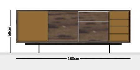 Buffet Aura Noyer camel