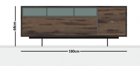 Buffet Aura Noyer moss