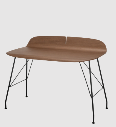 Bureau Earl of wood - Bois cintr� pieds noirs- Kartell