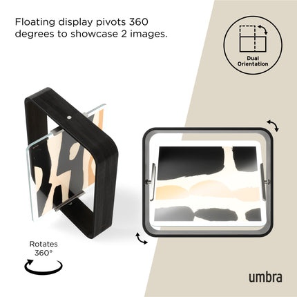 Cadre photo Bellwood 10/15cm bois noir - Umbra