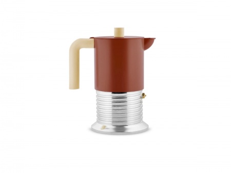Cafeti&egrave;re italienne - Vite 3 tasses Terracotta Alessi