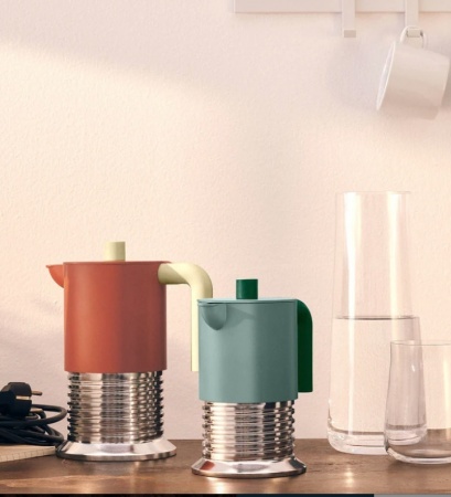 Cafeti&egrave;re italienne - Vite 3 tasses Terracotta Alessi