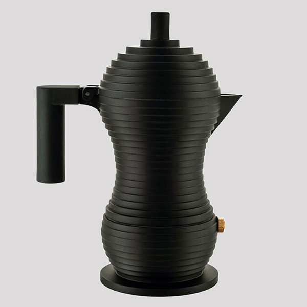 CAFETI�RE PULCINA Noire 6 tasses - ALESSI