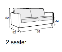 Canapé 2 places IMPULSE - SITS 