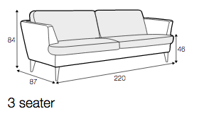 Canapé 3 places Tomjan - Sits 