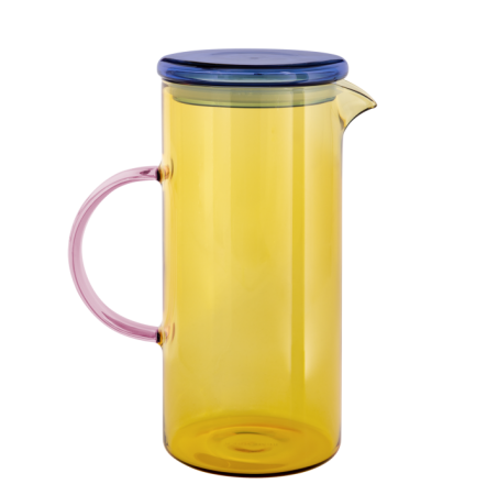 Carafe en verre Fred - jaune 1,3 L - Remember