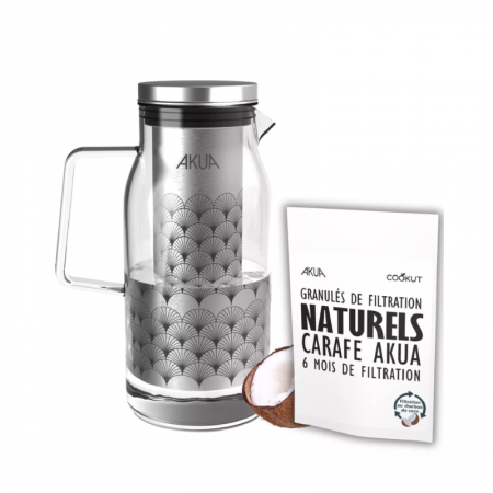 Carafe Filtante 1,2L sans plastique - Cookut