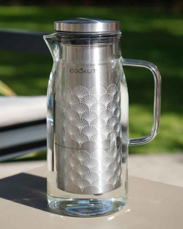 Carafe Filtante 1,2L sans plastique - Cookut