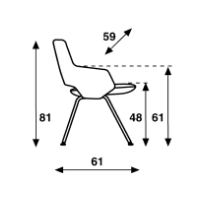 Chaise Jima - Artifort