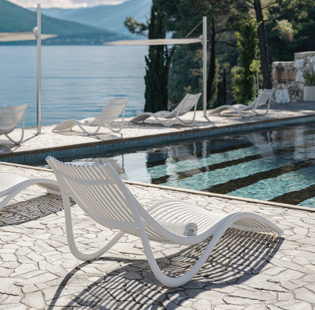 Chaise longue Ibiza Vondom 100% recyclé