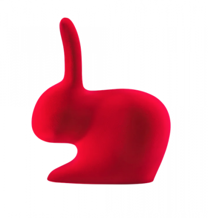 Chaise RABBIT CHAIR VELVET  BABY- Qeeboo